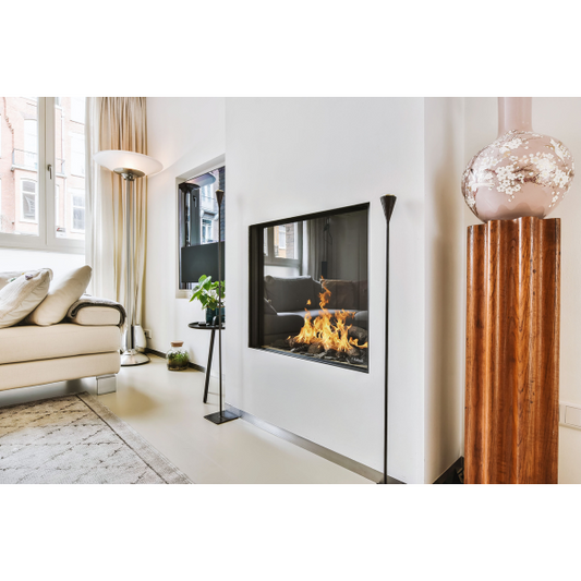 The Centerpiece In-Wall Fireplace Black Frame