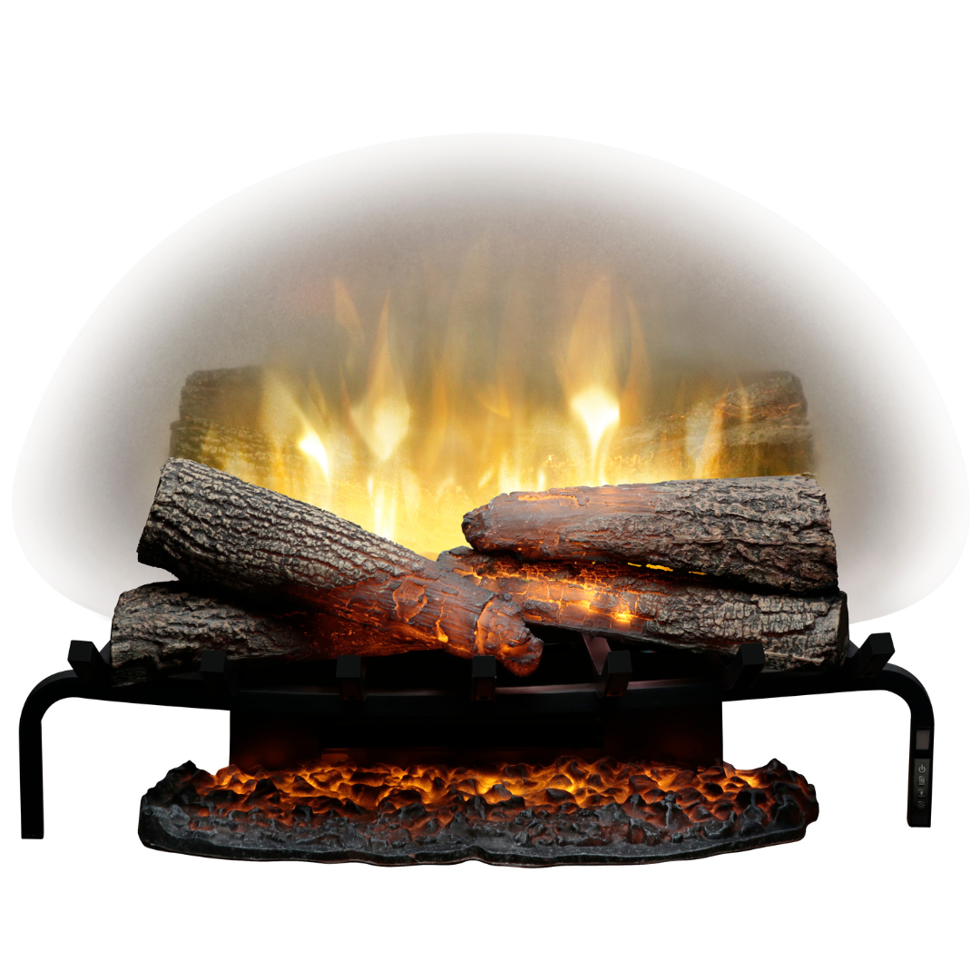 Electric Dark Wood Logs Fireplace Insert&nbsp;