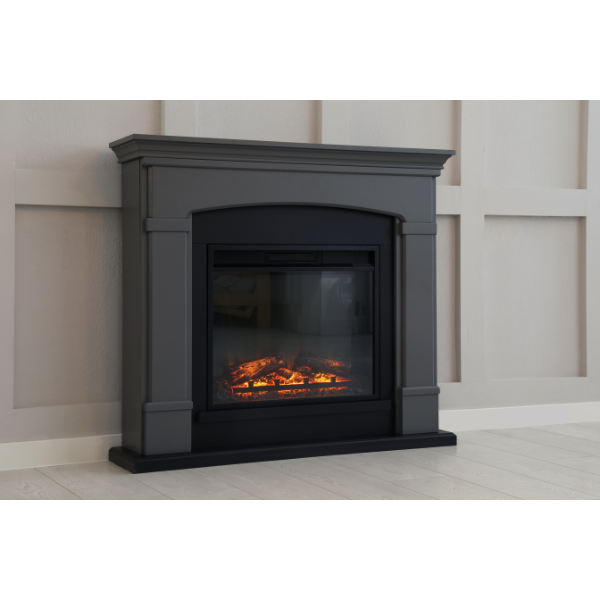 Manor In-Wall Fireplace Gray